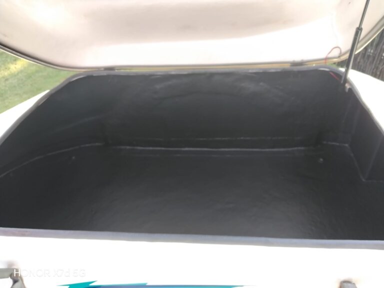 Open storage area inside Dolphin trailer